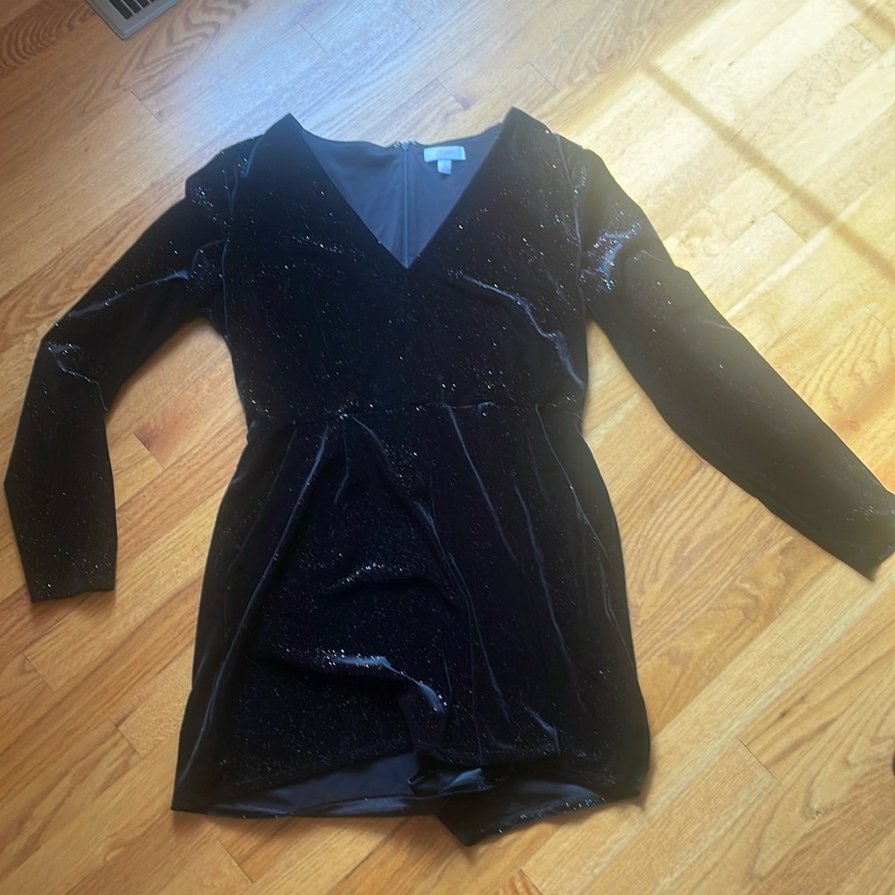 Candies sparkly black jumpsuit. Worn once.size L